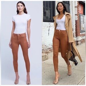 L’AGENCE Margot Skinny Jeans Mocha Brown